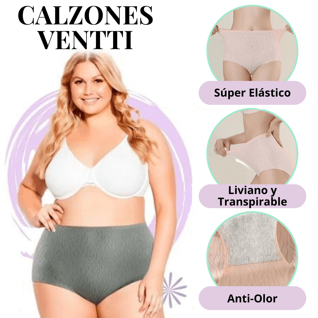 Calzones Ventti - Nalgas Firmes y Vientre Disimulado - Tú Plena